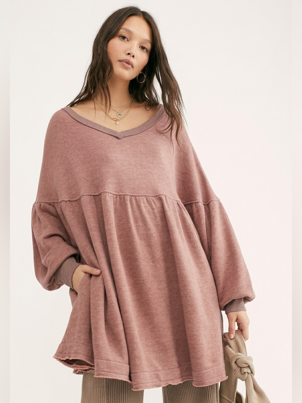 FREE PEOPLE OVERSIZED SWEATSHIRT